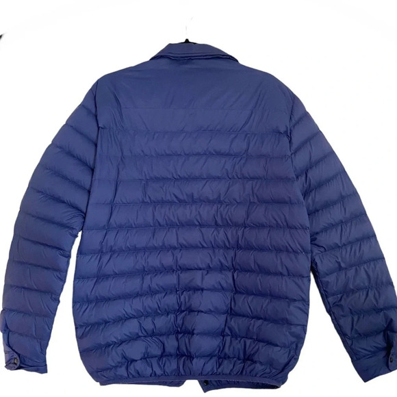 Slate + Stone down quilted puffy blue jacket  Sz L - Picture 3 of 14